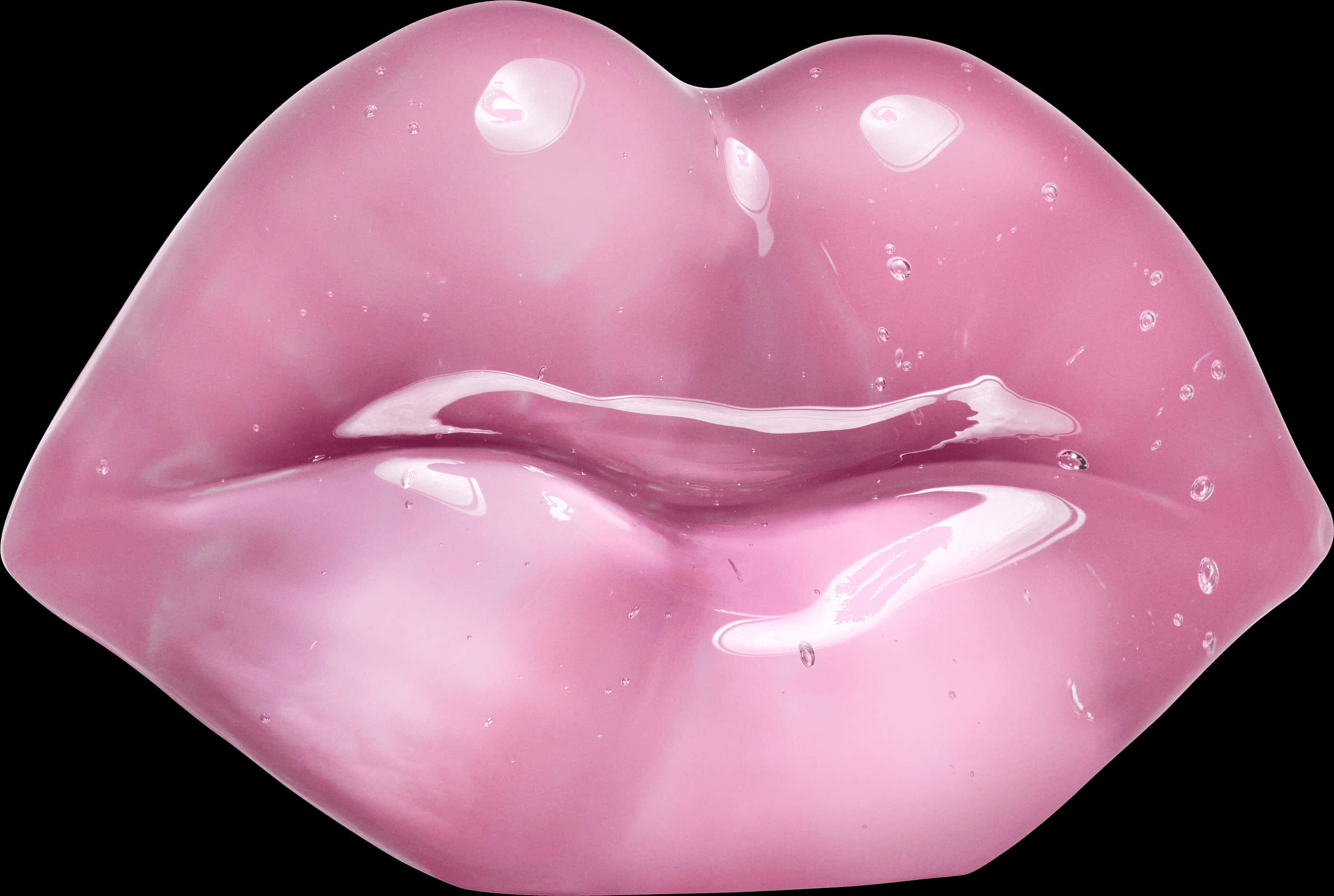 Glossy Pink Lips Artwork