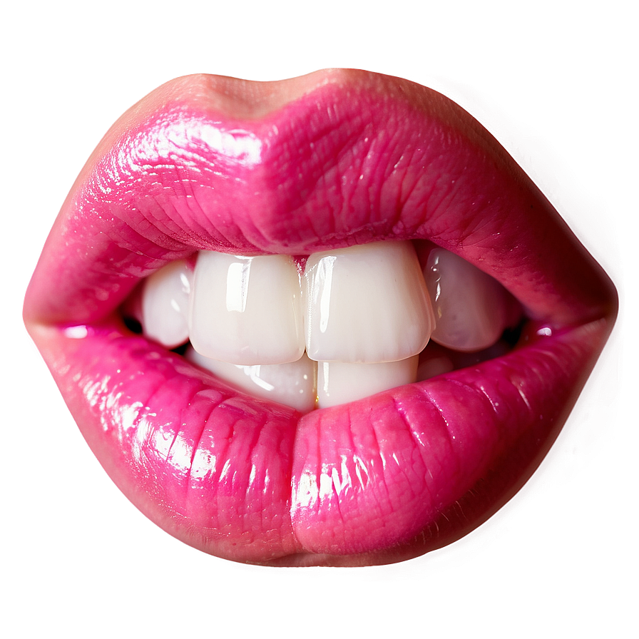 Glossy Pink Lips Icon Png Orb