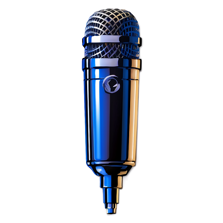 Glossy Radio Microphone Png 06272024