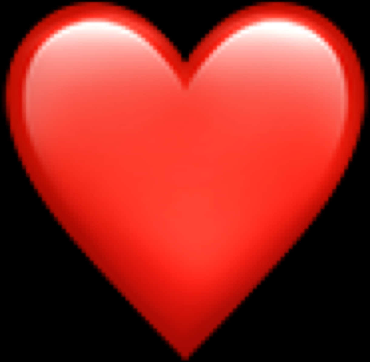 Glossy Red Heart Icon