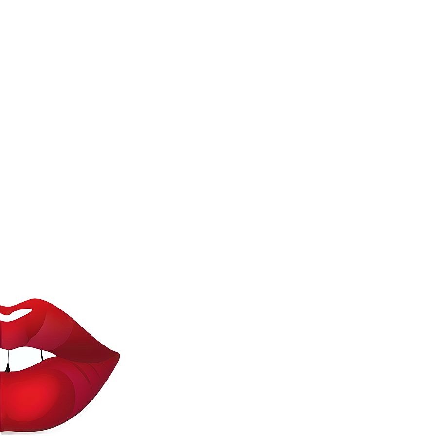 Glossy Red Lips Graphic Png Xli72