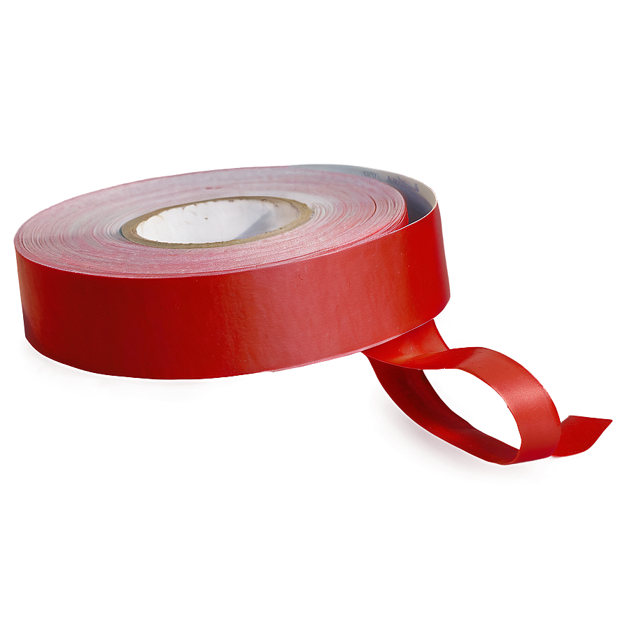 Glossy Red Tape Png Sej79