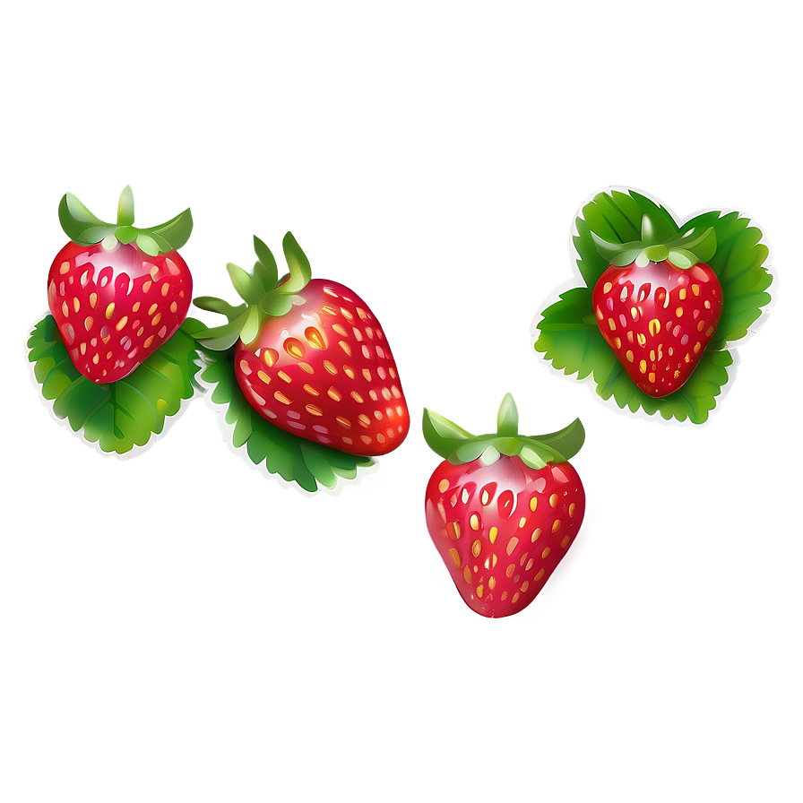 Glossy Strawberry Png 05042024