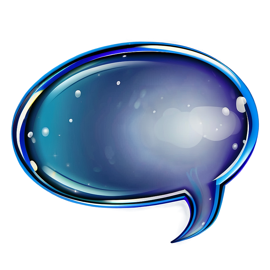 Glossy Talk Bubble Png 74