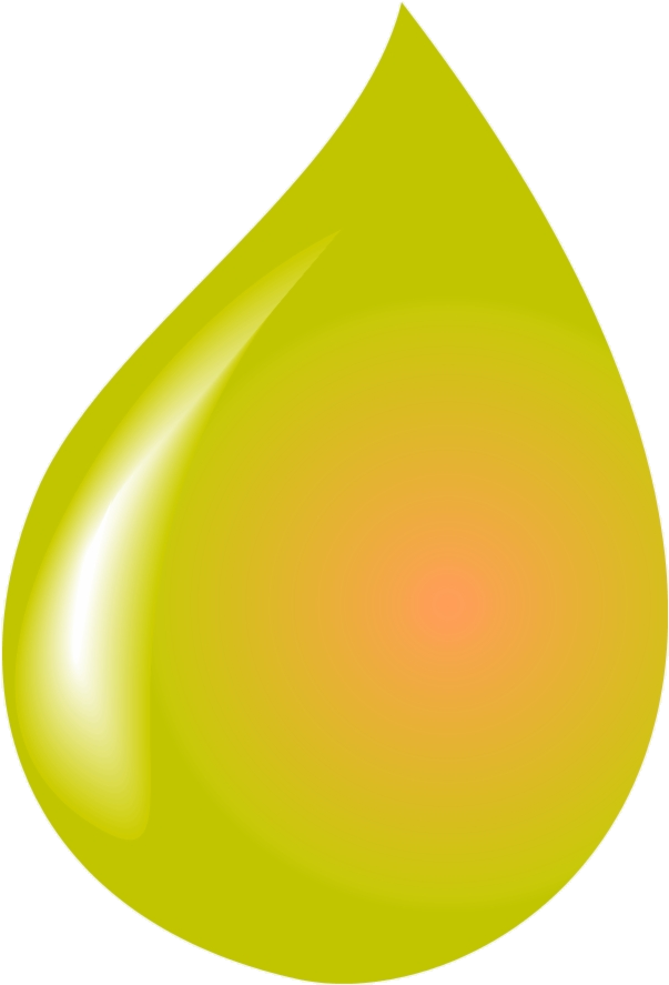 Glossy Yellow Drop Illustration.png