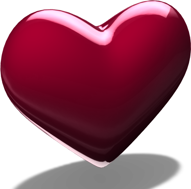 Glossy3 D Heart Render