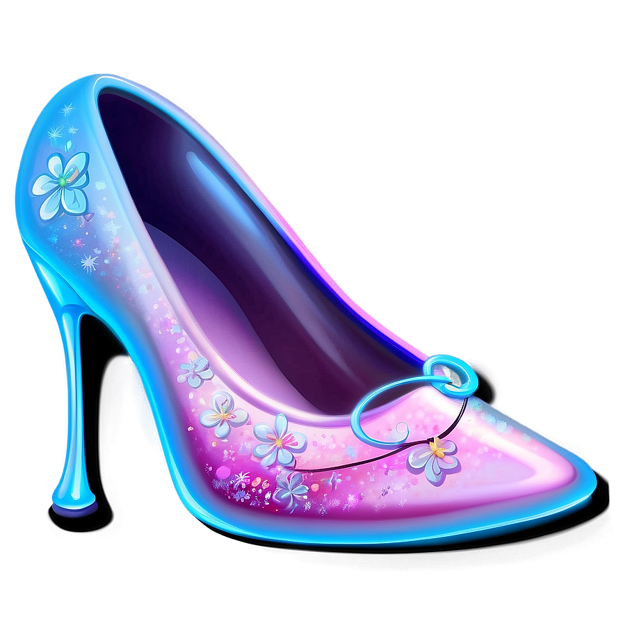 Glow Cinderella Slipper Art Png Pvh