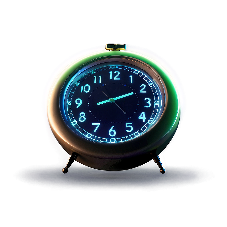 Glow In The Dark Clock Png 04292024