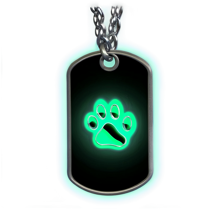 Glow In The Dark Dog Tags Png 55