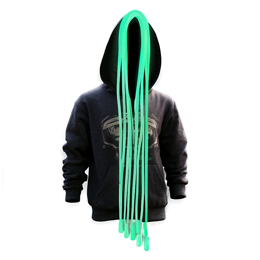 Glow In The Dark Hoodie Strings Png 95