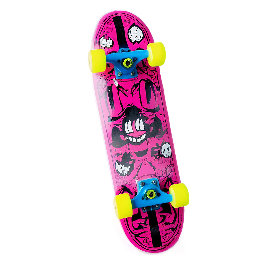 Glow In The Dark Skateboard Png Isk72