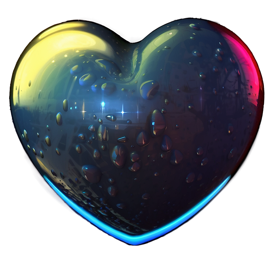 Glowing 3d Heart Png Ttm90