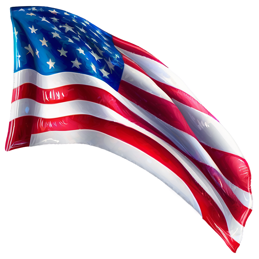 Glowing American Flag Png For Night Events 40