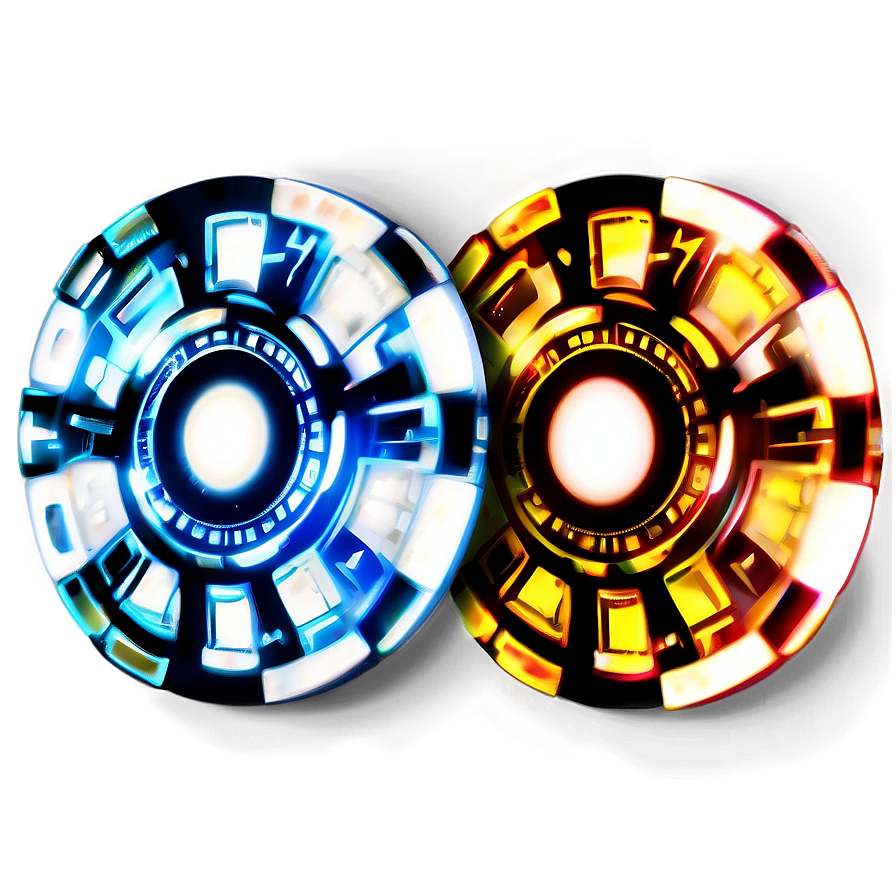 Glowing Arc Reactor Illustration Png Tuk49