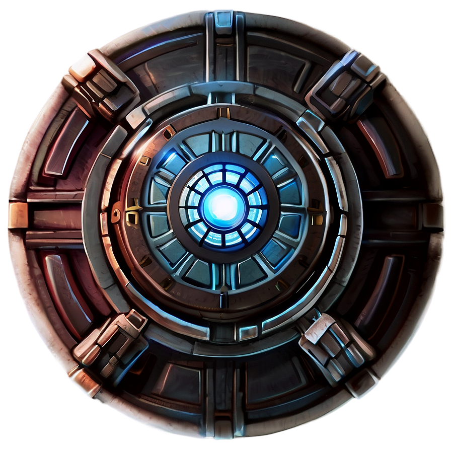 Glowing Arc Reactor Illustration Png Xhp78