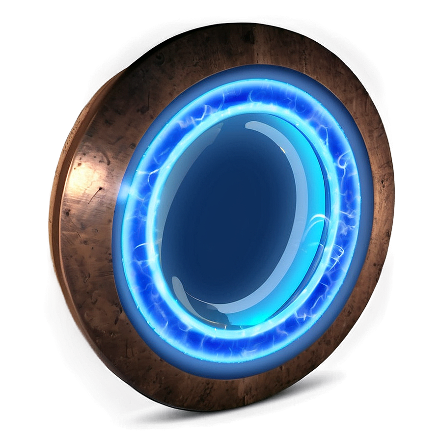 Glowing Blue Circle Png Fkm24