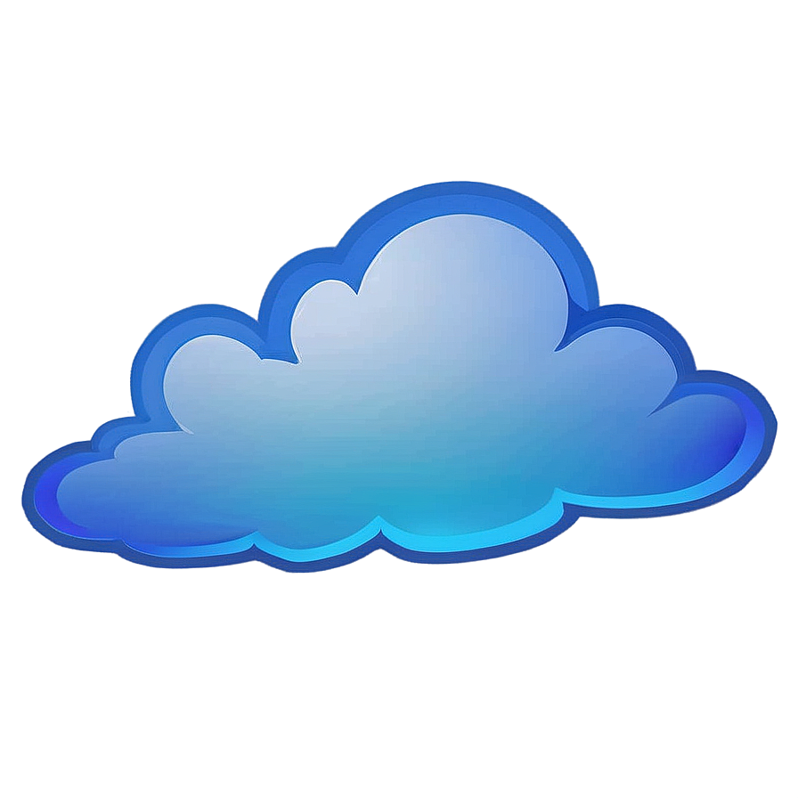 Glowing Blue Clouds Png Xth58