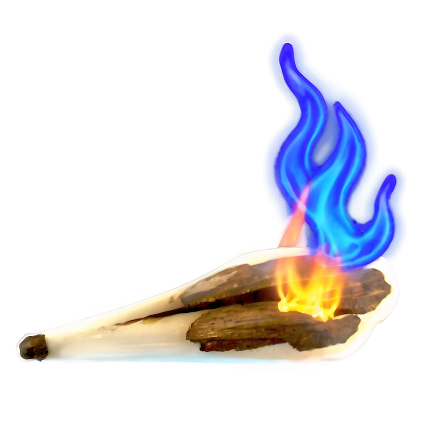 Glowing Blue Flame Png Vvr