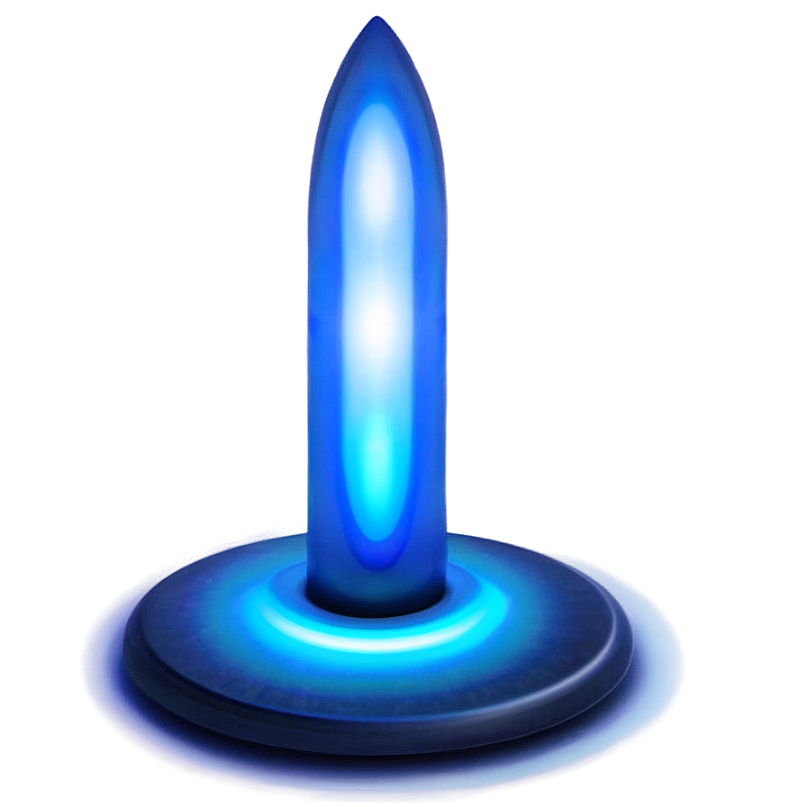 Glowing Blue Light Png 06122024