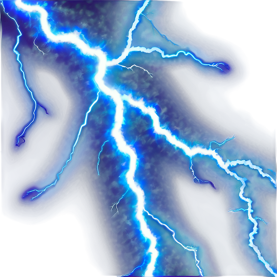 Glowing Blue Lightning Png 65