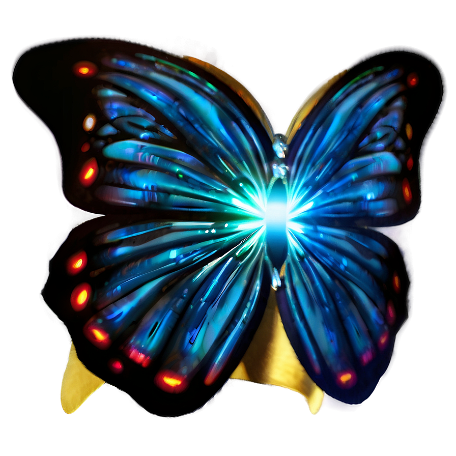 Glowing Butterfly Effect Png 39