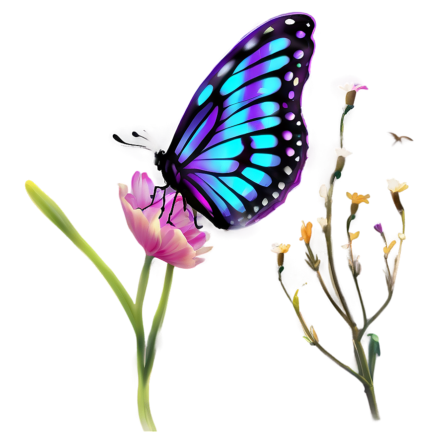 Glowing Butterfly Transparent Png 42