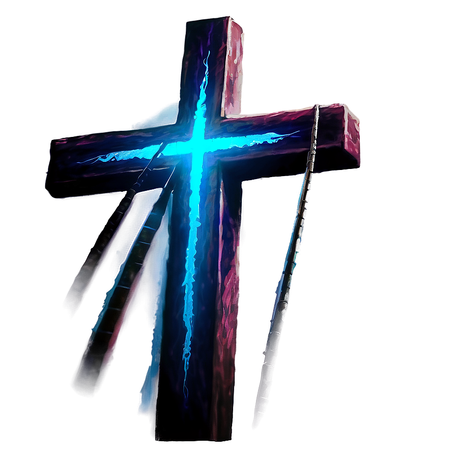 Glowing Catholic Cross Phenomenon Png Qsi