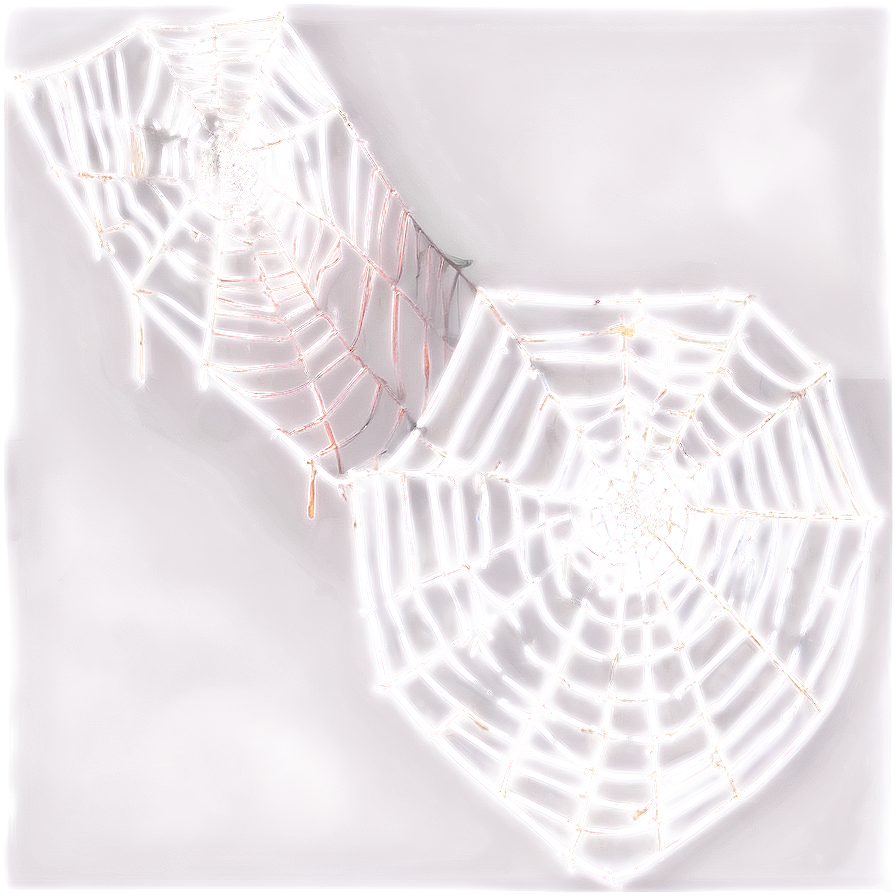 Glowing Cobwebs Halloween Png Xvj67