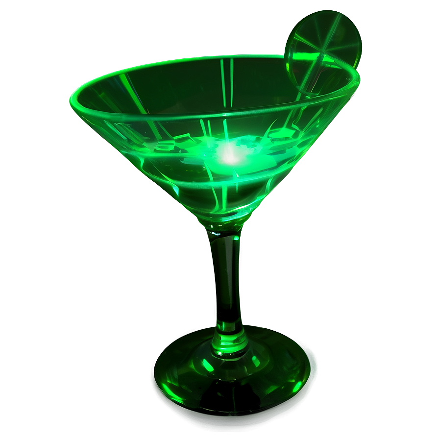 Glowing Cocktail Glass Png Hmd