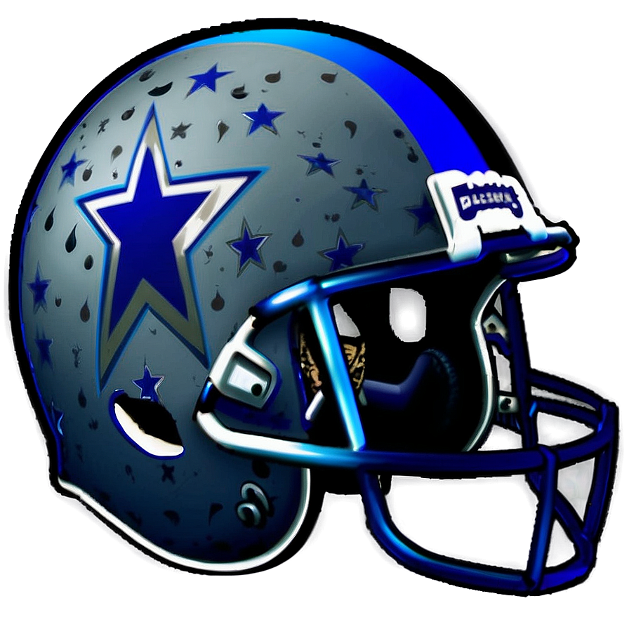 Glowing Cowboys Helmet Png Xvn