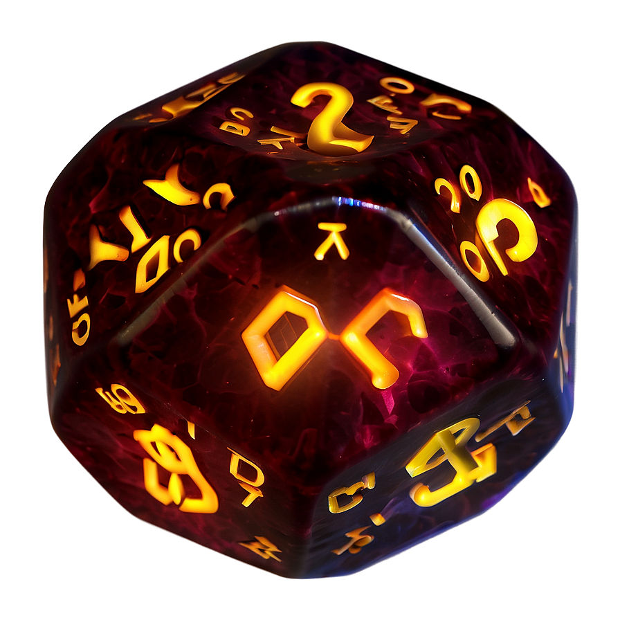 Glowing D20 Png Woj30