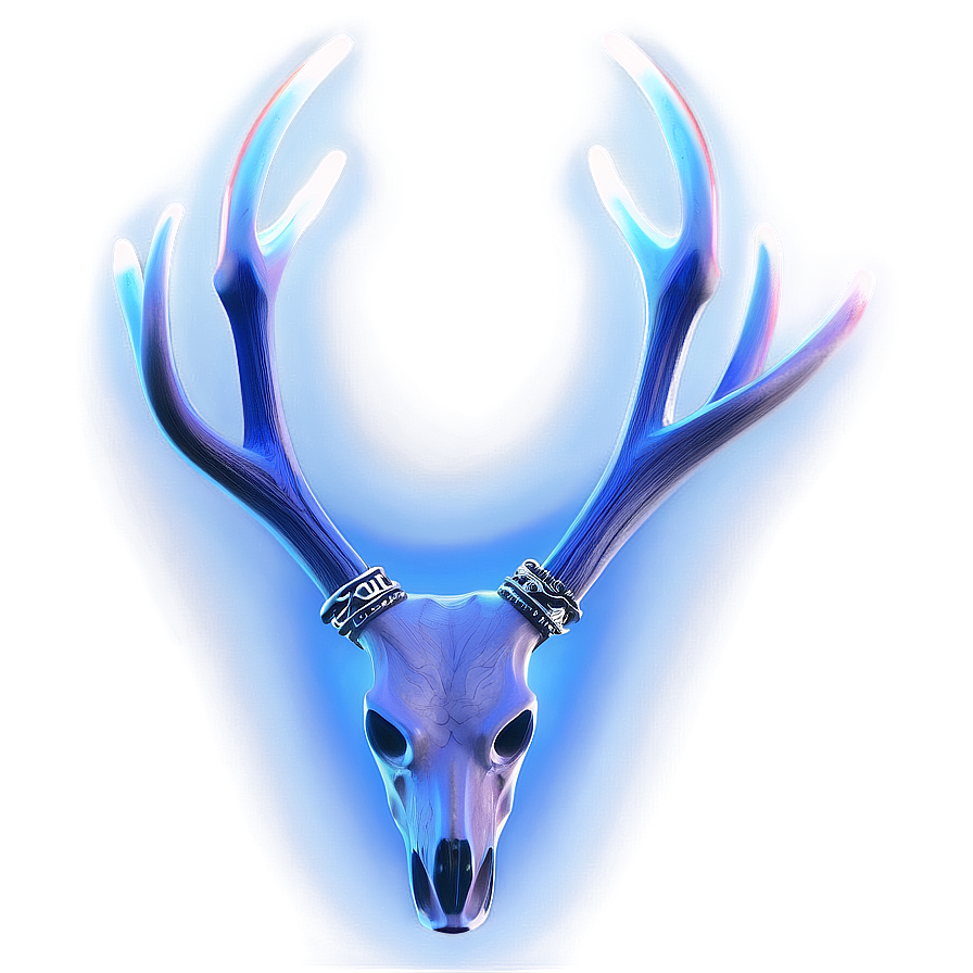 Glowing Deer Antler Png 06122024