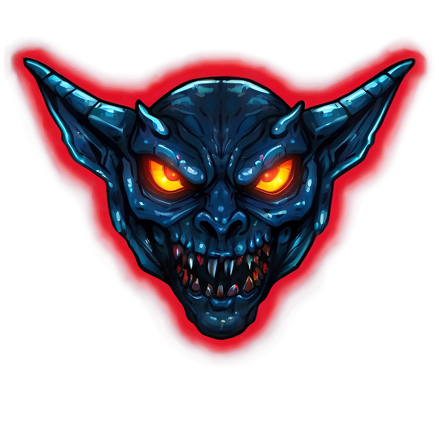 Glowing Demon Eyes Graphic Png 06262024