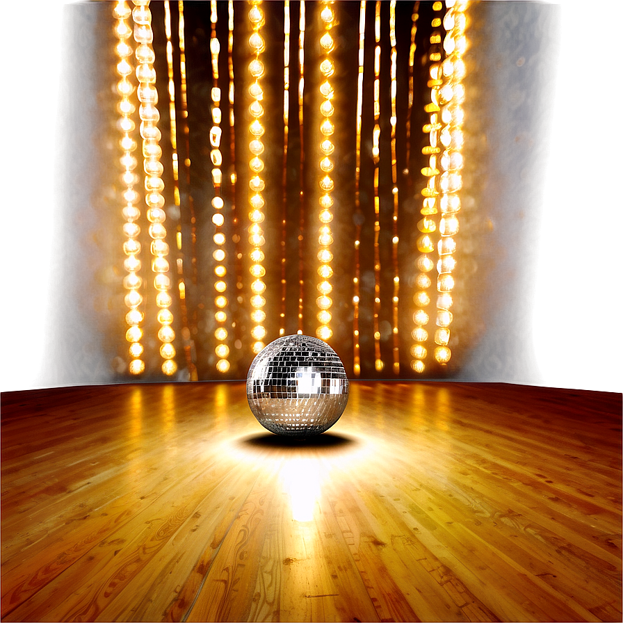 Glowing Disco Ball Center Stage