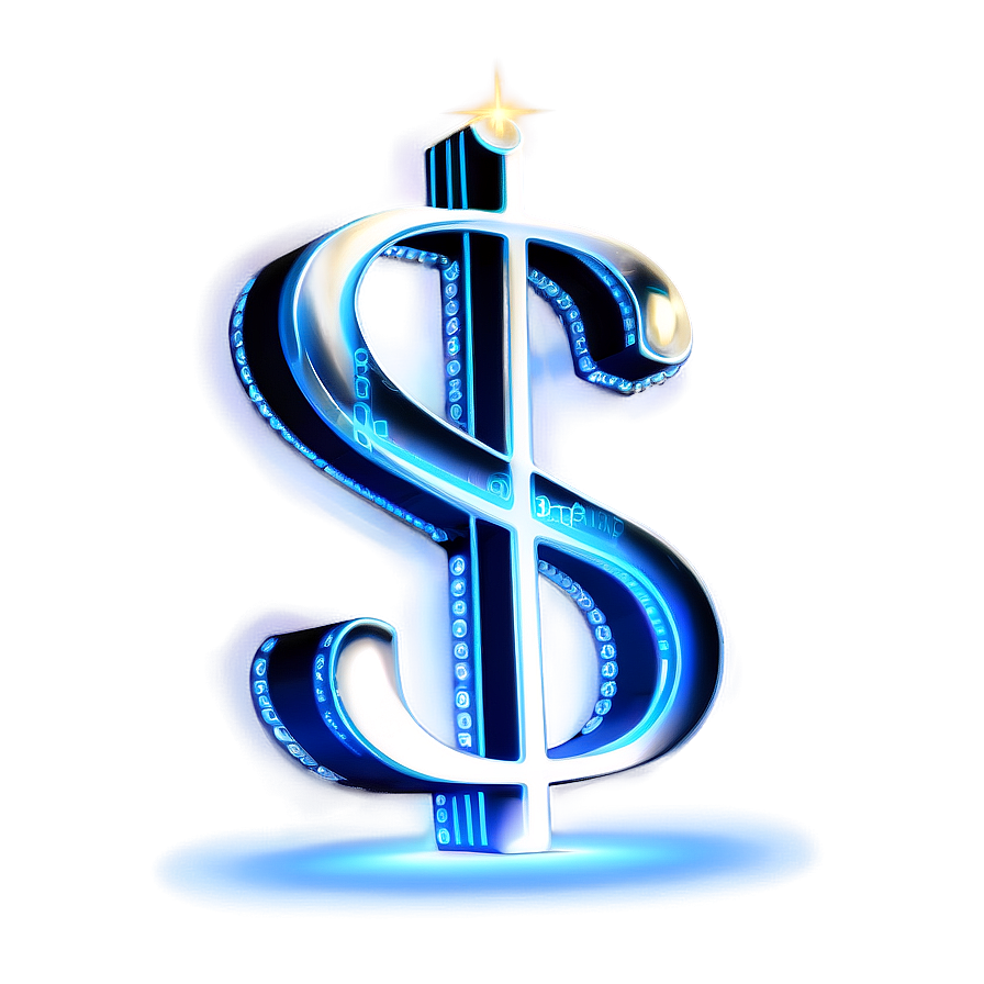 Glowing Dollar Sign Png 53