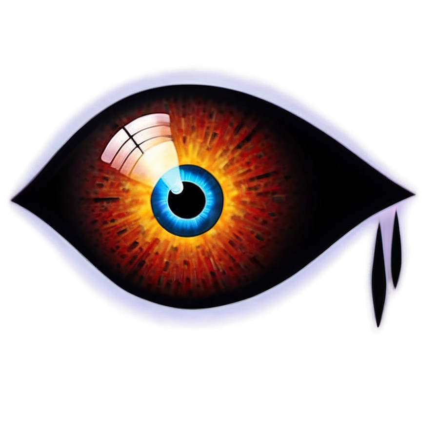 Glowing Evil Eye Png Cwt