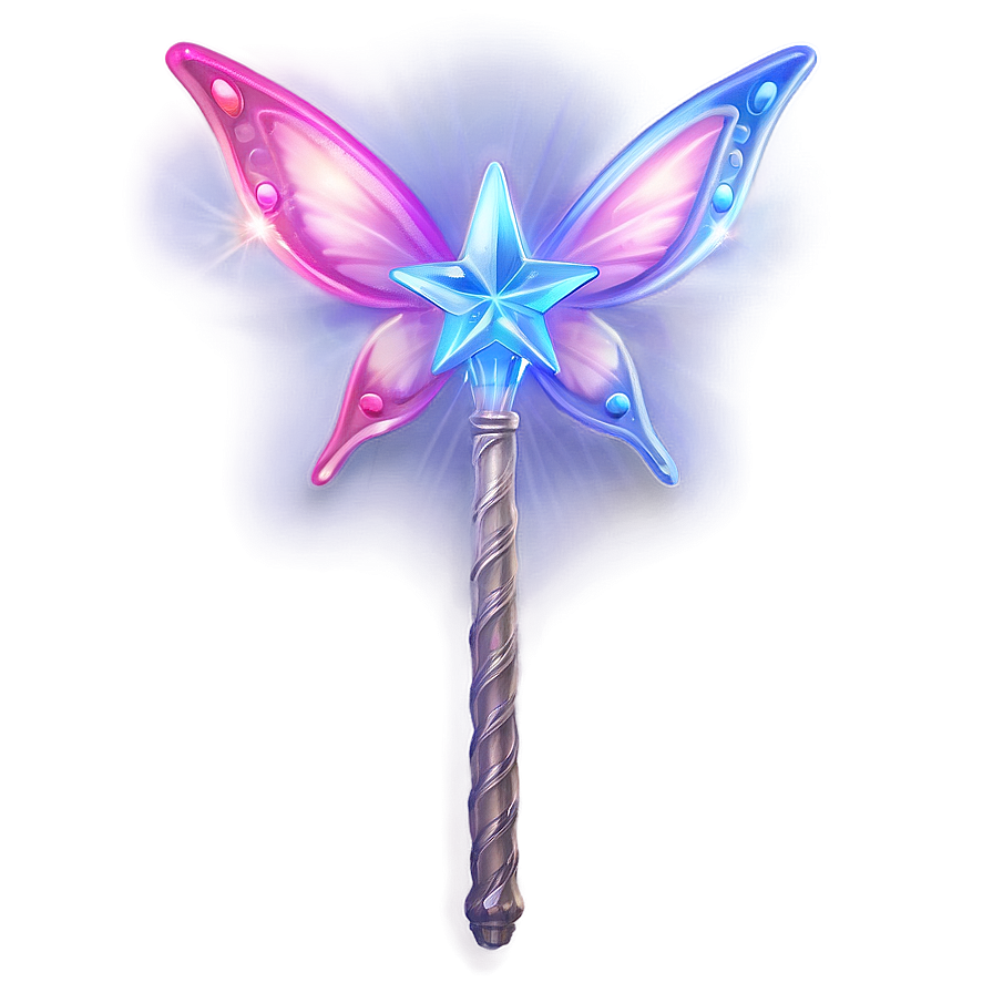 Glowing Fairy Wand Png 81