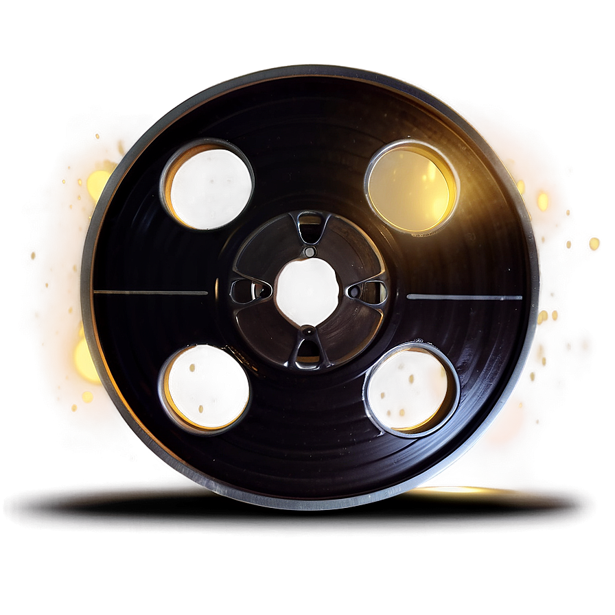 Glowing Film Reel Png 96