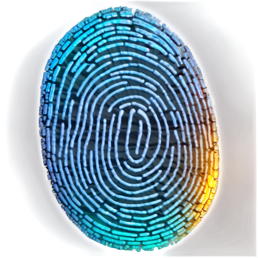 Glowing Fingerprint Effect Png 05242024