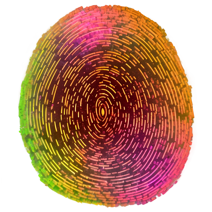 Glowing Fingerprint Effect Png 41