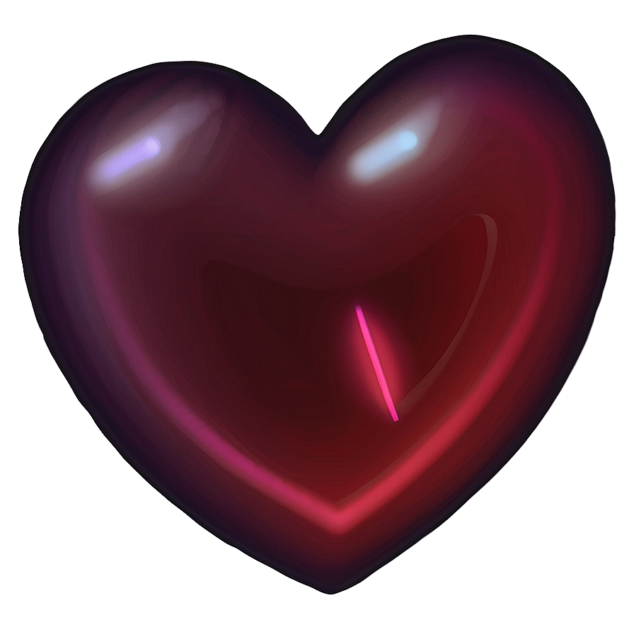 Glowing Heart Emoji Graphic Png 41