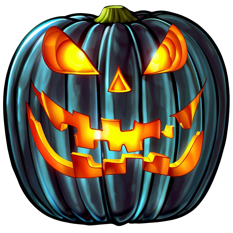 Glowing Jack O Lantern Graphic Png 05252024