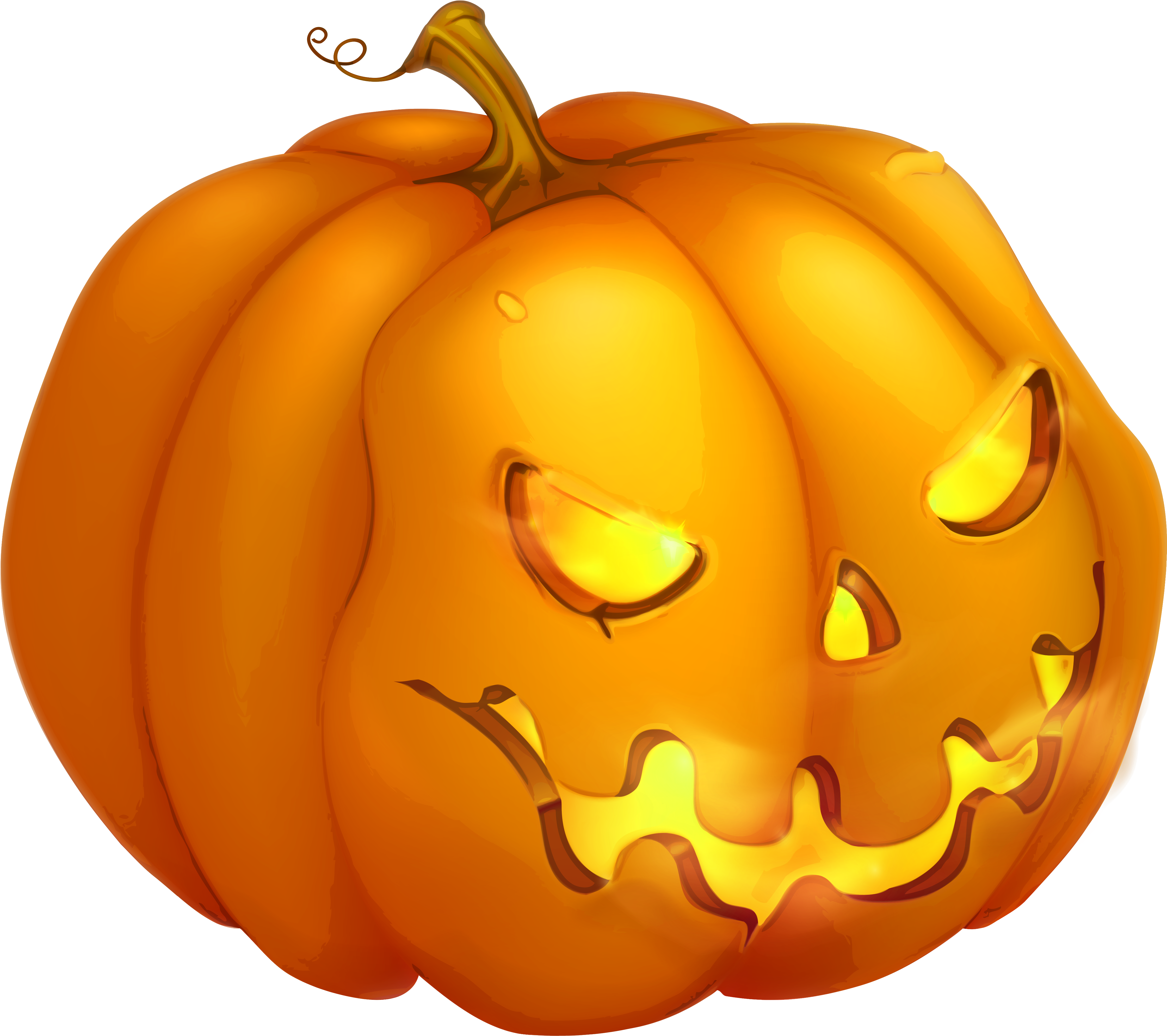 Glowing Jack O Lantern Illustration