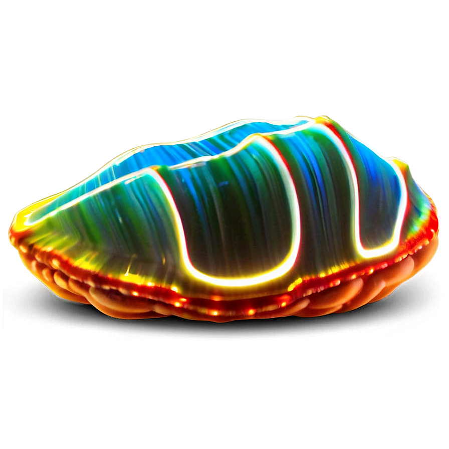 Glowing Neon Clam Png 65