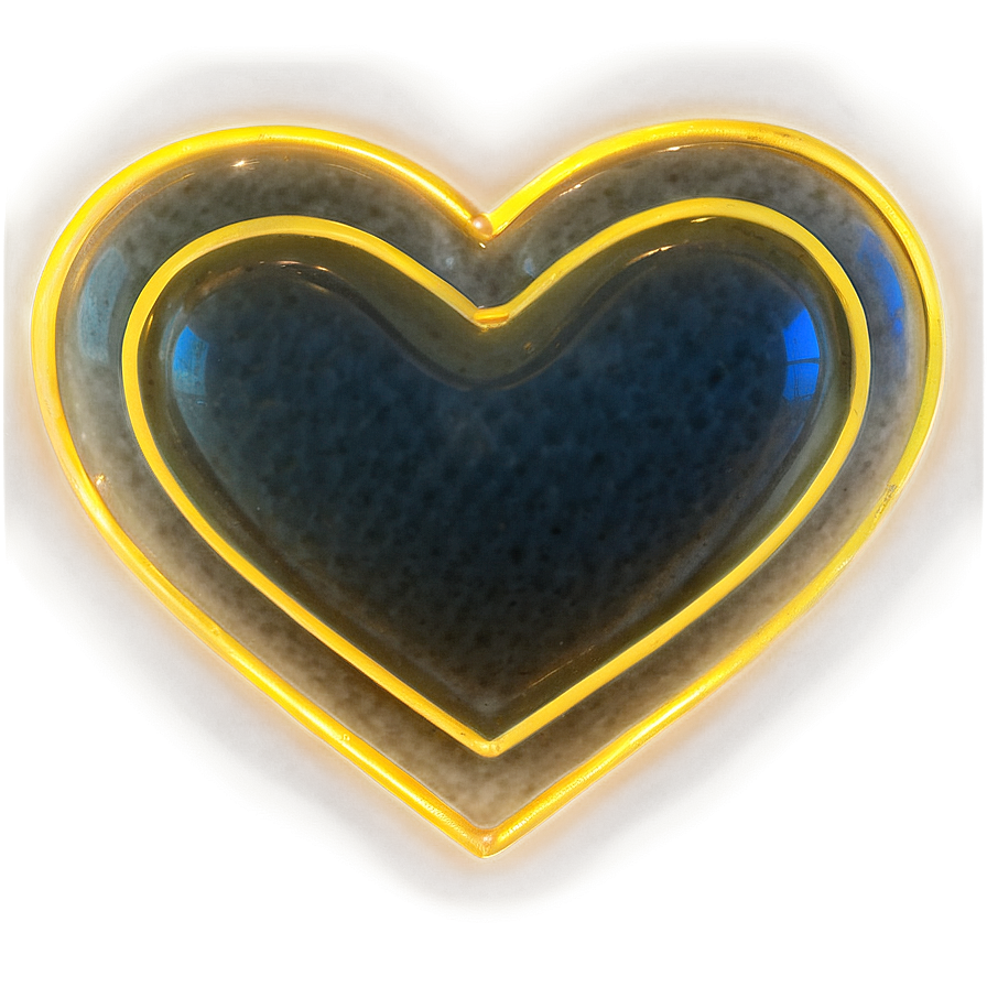 Glowing Neon Heart Png 06122024