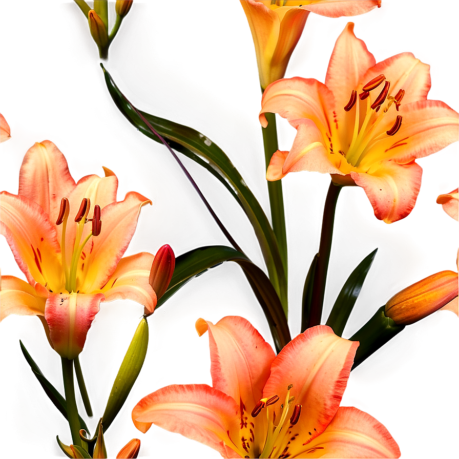 Glowing Night Lily Png 28