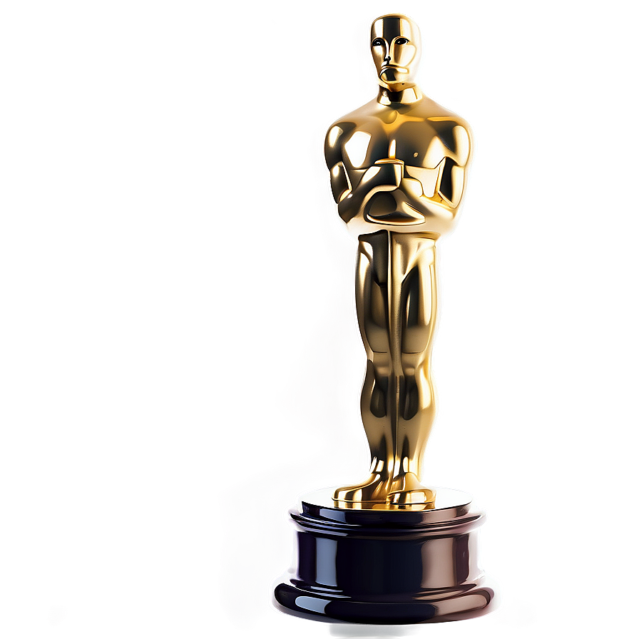 Glowing Oscar Trophy Png Ngr