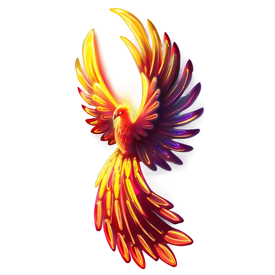 Glowing Phoenix Animation Png 05062024