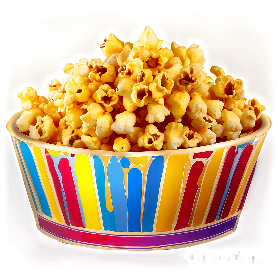 Glowing Popcorn Png Dpt19