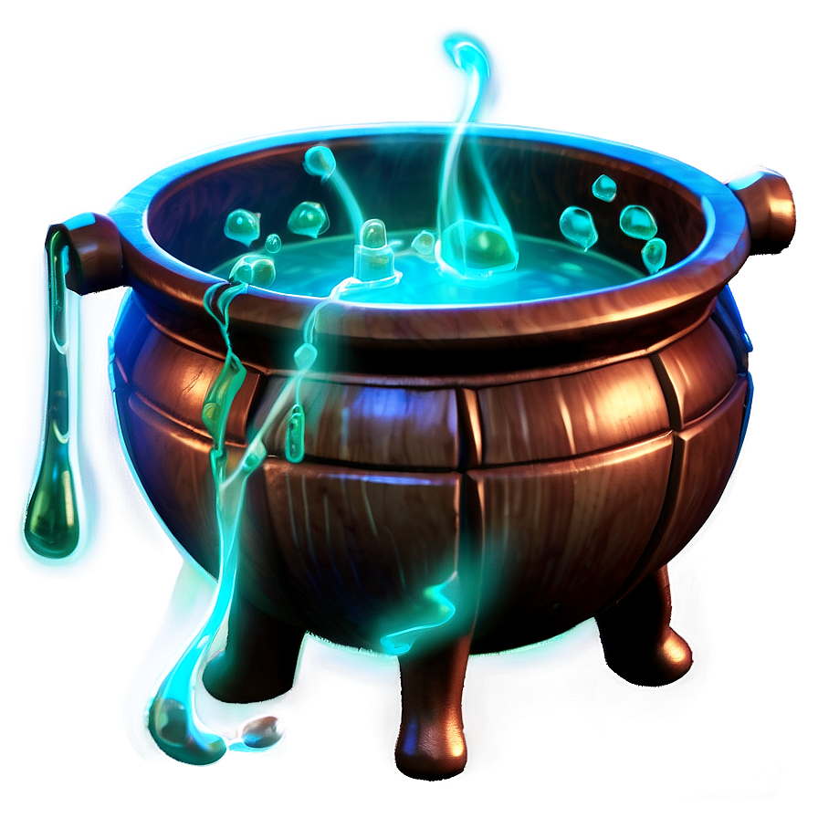 Glowing Potion Cauldron Png Wjv71